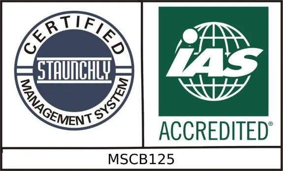 Certified Management System Staunchly IAS Accredited